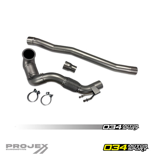 Audi VW Performance Downpipe - 034Motorsport (Golf R/ GTI, S3 8V)