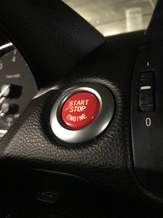 BMW start stop button